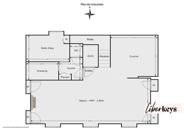 Duplex de charme de 87 m² – Dernier étage d'une maison bourgeoise – Terrasse tropézienne