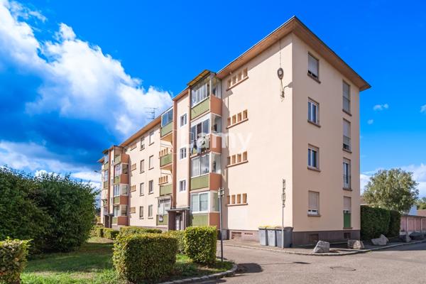Illzach - appartement 3 pièces de 67,90 m² avec balcon et cave