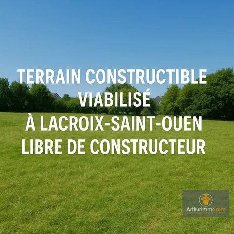 Vente Terrain 826 m2 à Lacroix-Saint-Ouen