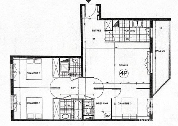 Appartement à vendre 4 pièces 83 m² Vitry-sur-Seine