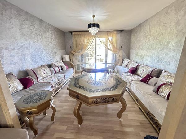 Appartement 3 pièces de 83 m² – Double balcon – Grand séjour – Possibilité F4