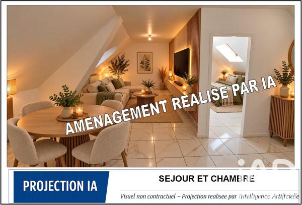 Appartement à vendre 3 pièces 51,2 m² Dreux