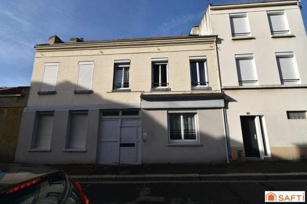 Appartement 58m², 2 chambres, grenier et cour.