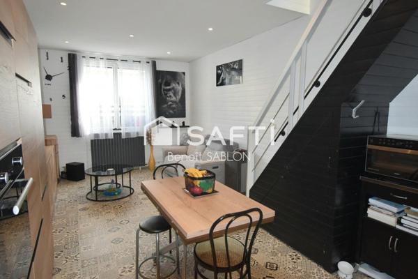 Appartement 58m², 2 chambres, grenier et cour.