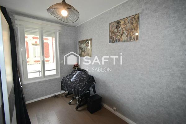 Appartement 58m², 2 chambres, grenier et cour.