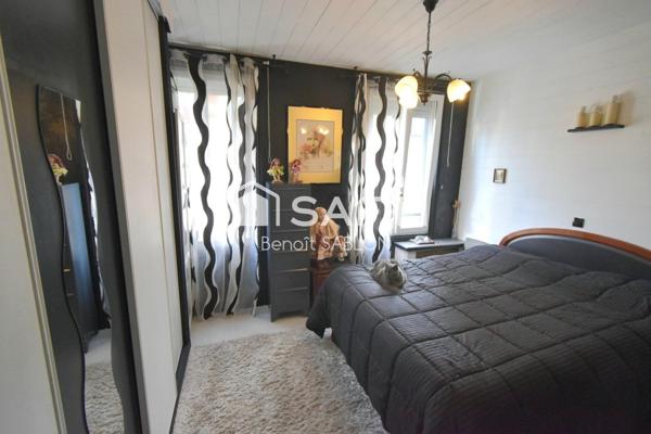 Appartement 58m², 2 chambres, grenier et cour.