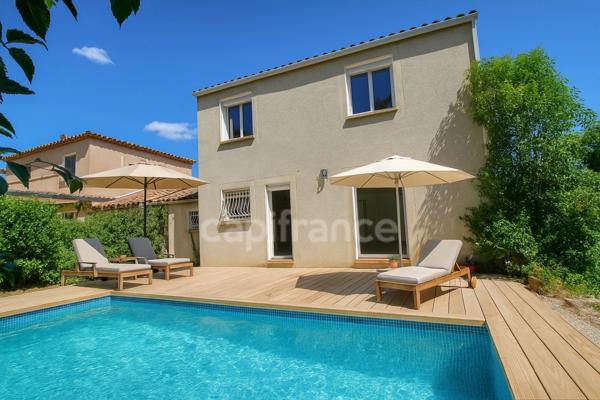 Maison à vendre à Lattes (34), 136m2, T6, terrasse, jardin, lumineuse, coup de coeur !