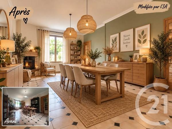 Maison à vendre  6 pièces - 127,48 m 2   VARENNES VAUZELLES  - 58