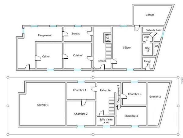 Maison à vendre  6 pièces - 127,48 m 2   VARENNES VAUZELLES  - 58