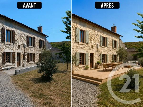 Maison à vendre  6 pièces - 127,48 m 2   VARENNES VAUZELLES  - 58