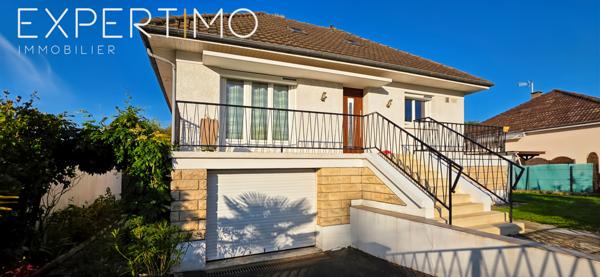 Étréchy (91580) Étréchy – Ville où il fait bon vivre ! Maison lumineuse sans travaux avec, sous-sol total et jardin clos