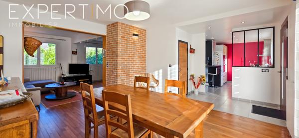 Étréchy (91580) Étréchy – Ville où il fait bon vivre ! Maison lumineuse sans travaux avec, sous-sol total et jardin clos