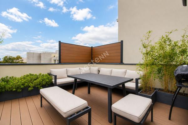 Superbe triplex familial rénové avec terrasse et vue Tour Eiffel - Suresnes Carnot