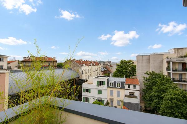 Superbe triplex familial rénové avec terrasse et vue Tour Eiffel - Suresnes Carnot
