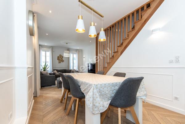 Superbe triplex familial rénové avec terrasse et vue Tour Eiffel - Suresnes Carnot