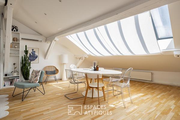 Le charme réinventé d’un dernier étage haussmannien