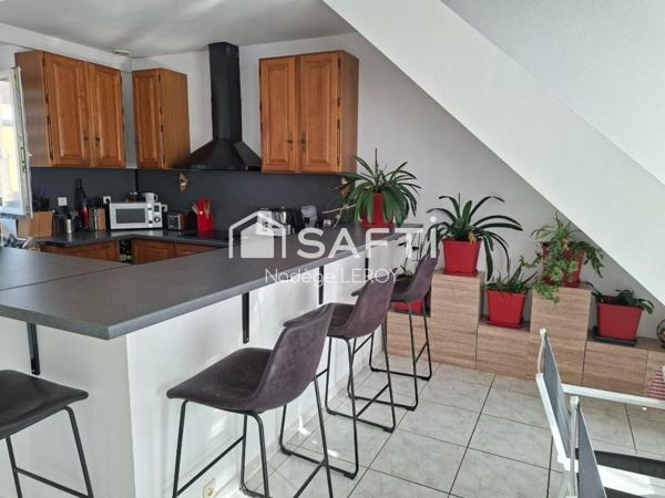 Duplex 112m² avec garage, 4 chambres