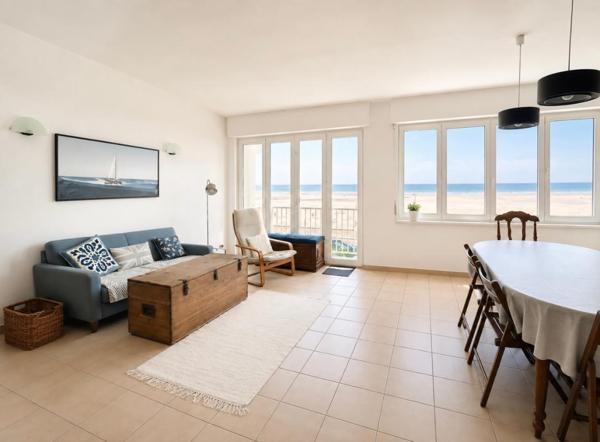 Appartement face mer 3 chambres  88 m2 garage et parking