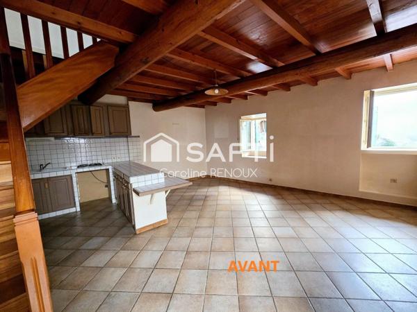 Appartement T3 avec un palier extérieur et une cave