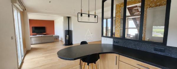 PLEDRAN – MAISON CONTEMPORAINE 4 CHAMBRES AVEC VIE DE PLAIN-PIED ET VUE DÉGAGÉE