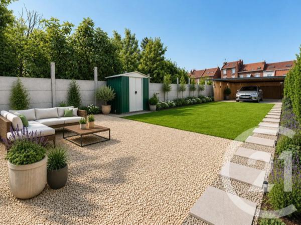Appartement F3 à vendre  3 pièces - 55,36 m 2   HALLENNES LEZ HAUBOURDIN  - 59