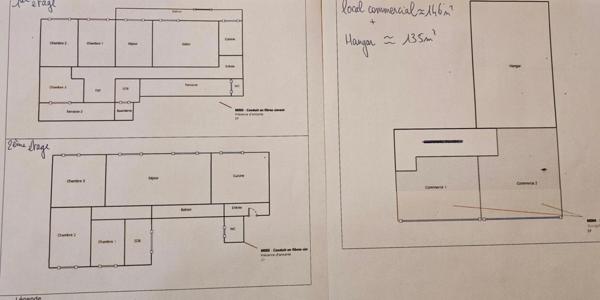 Immeuble à rénover avec local commercial + 2 T5 à vendre TARBES (65)