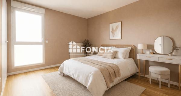 À vendre Appartement 3 pièces 56 m² - Décines-charpieu 69150