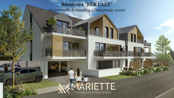 "KERLAEZ-15" Centre -ville - Type 4 de 82.05 m² , Concarneau