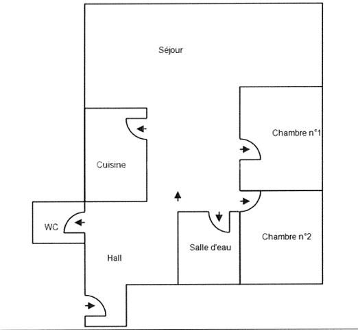 Appartement T4, centre ville, balcon