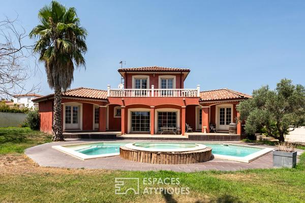 Maison d’architecte néo provençale dans un quartier prisé de Narbonne