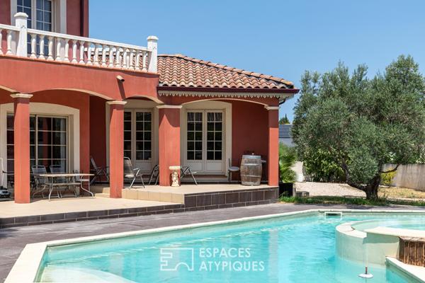 Maison d’architecte néo provençale dans un quartier prisé de Narbonne