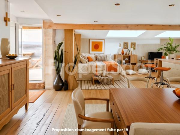 Dpt Gironde (33), à vendre BORDEAUX appartement T2 Terrasse