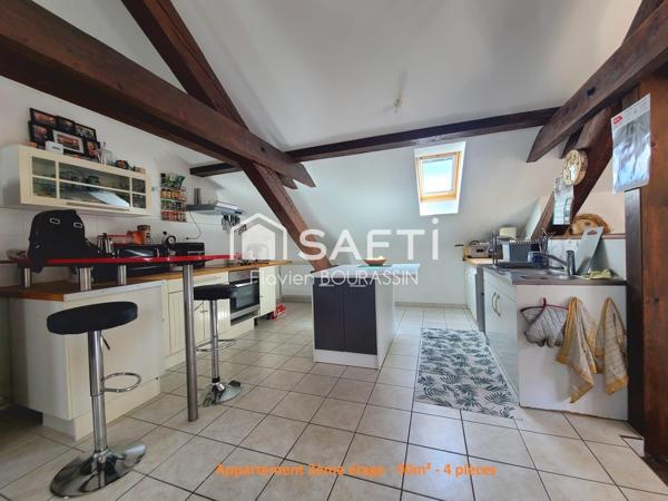 Sainte-Marie-aux-Mines Immeuble – Investissement – 4 appartements loués – Rentabilité brute environ 7%