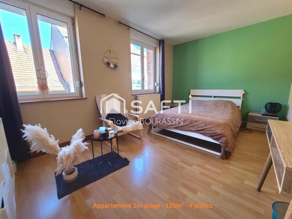 Sainte-Marie-aux-Mines Immeuble – Investissement – 4 appartements loués – Rentabilité brute environ 7%