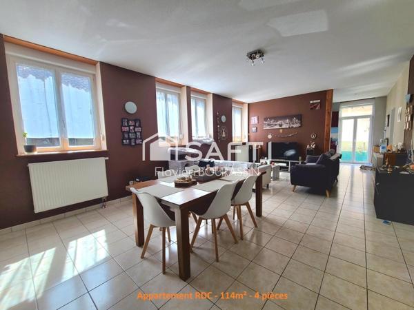 Sainte-Marie-aux-Mines Immeuble – Investissement – 4 appartements loués – Rentabilité brute environ 7%
