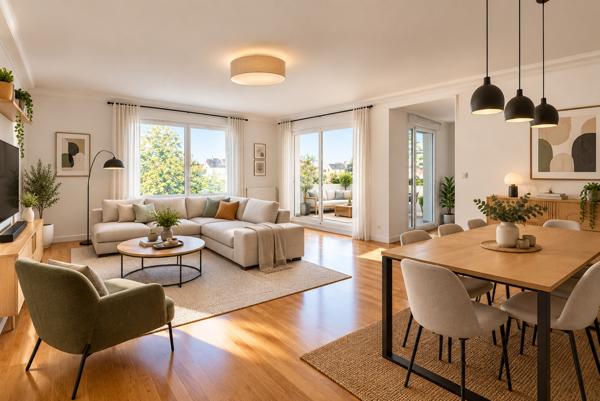 Appartement T5 90m2, garage 30 m2 et ascenseur , Nantes
