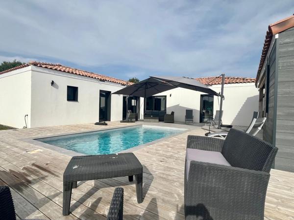 L'AIGUILLON SUR VIE (85220) 10 MIN DES PLAGES VILLA 2022 GRAND STANDING AVEC PISCINE ET ANNEXES SUR 750M²