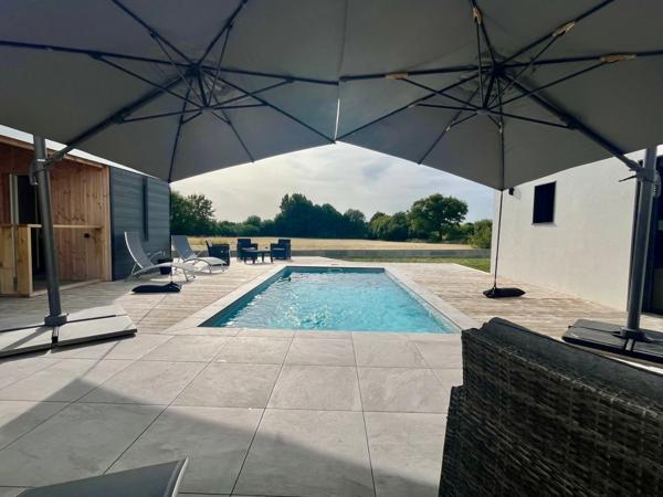 L'AIGUILLON SUR VIE (85220) 10 MIN DES PLAGES VILLA 2022 GRAND STANDING AVEC PISCINE ET ANNEXES SUR 750M²