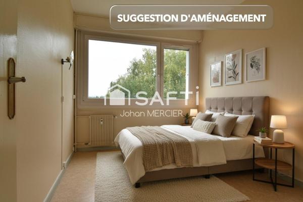 Appartement T3 – 74 m² avec balcon, cave et parking – Proximité de Saint-Saulve - Secteur Saint Roch