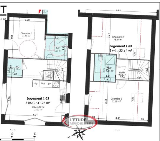 Maison de 90m2 au coeur du bourg d'Escoublac