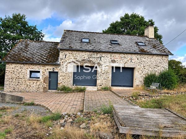 Fermette en partie rénovée, terrain et dépendances