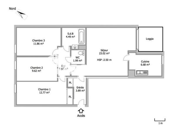 Location Appartement 4 pièces 77.9 m² - RUE DE PARIS/RUE PIERRE MECHAIN Lieusaint 77127