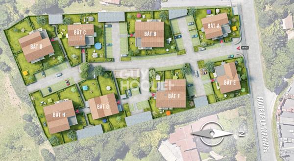 Appartement 3 pieces niché dans un écrin de verdure