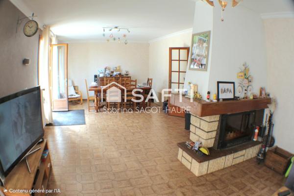 Pavillon sur sous-sol avec 4 chambres