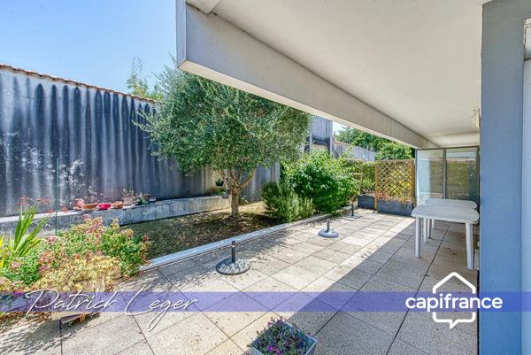 Rare ! Appartement T3 avec grand jardin privatif – La Rochelle (Tasdon). Box et parking.