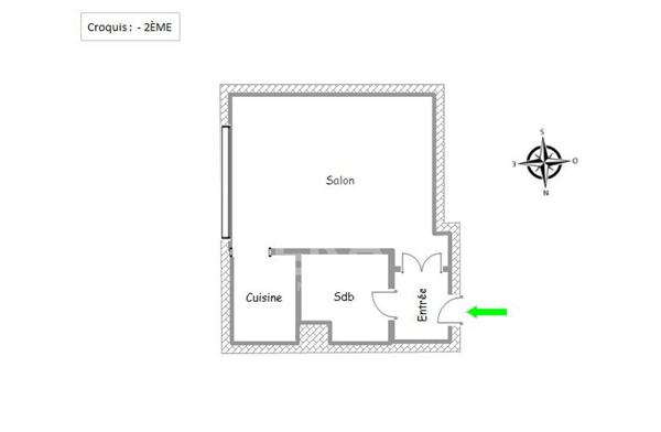 Malakoff centre Studio de 26.27 m2 avec parking et cave