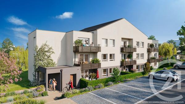 Appartement F2 à vendre  2 pièces - 44,07 m2 MONTCHANIN - 71