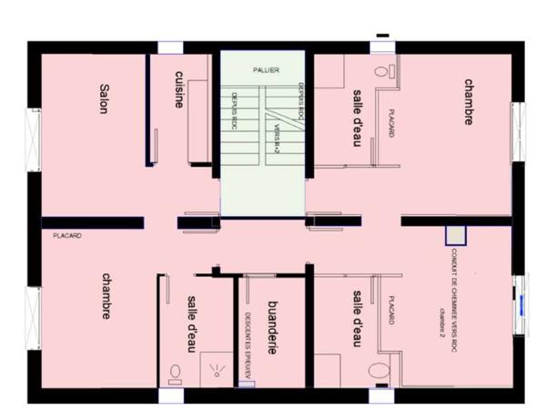 Appartement 4 pièces - 75 m² Exclusivité efficity