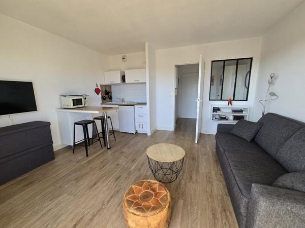 Location studio meublé avec balcon et parking – Arcachon – Centre (2026-G002)