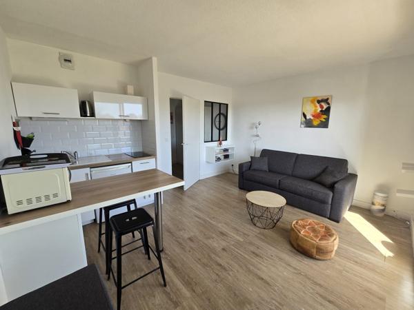 Location studio meublé avec balcon et parking – Arcachon – Centre (2026-G002)
